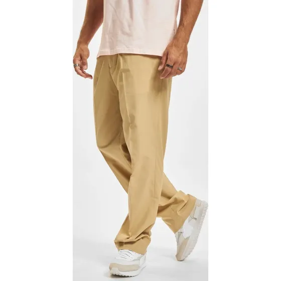 Urban Classics Jeans Casual Beige con Tasche con Zip