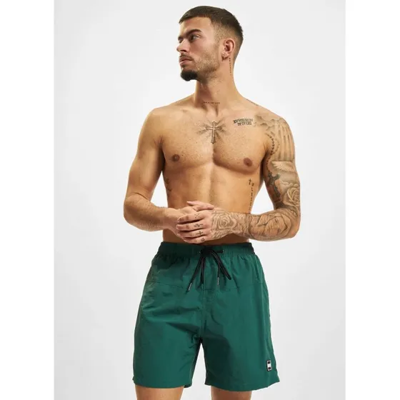 Pantaloni Urban Classics Verdi con Coulisse e Zip