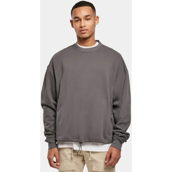 Felpa Urban Classics da uomo in cotone grigia