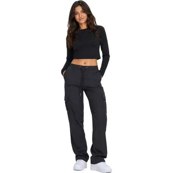 Urban Classics Pantaloni Cargo da Donna in Nylon