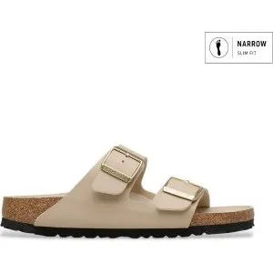 Birkenstock Arizona Birko-Flor Donna - Sabbia - Vestibilità Stretta