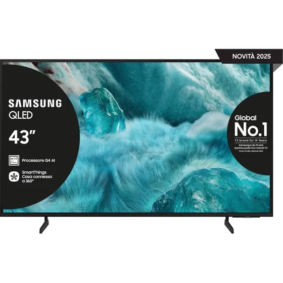 Samsung QE43Q7FAAUXZT TV 43" QLED 4K Nero