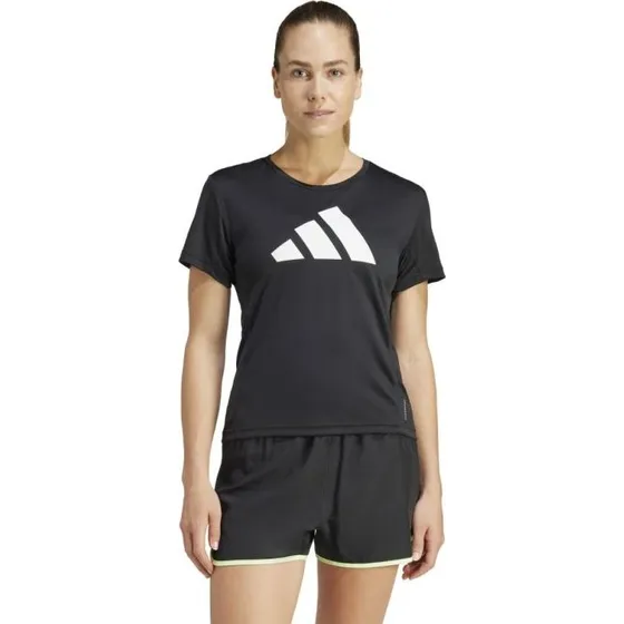 adidas Run It T-Shirt Donna Nero - Leggera e Traspirante