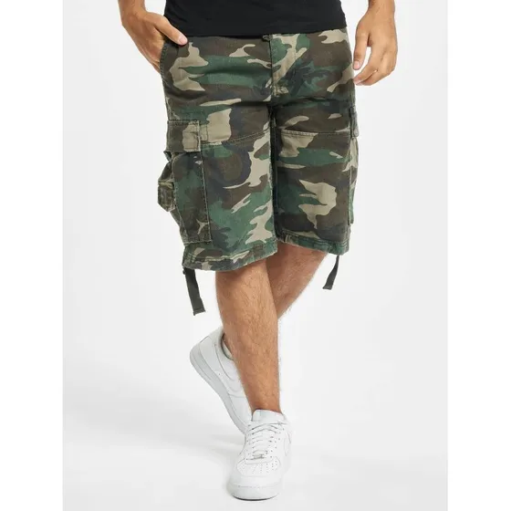 Pantaloncini Brandit in cotone mimetico da uomo