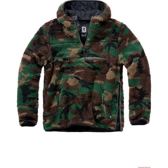 Felpa Brandit in pile effetto orsetto Woodland