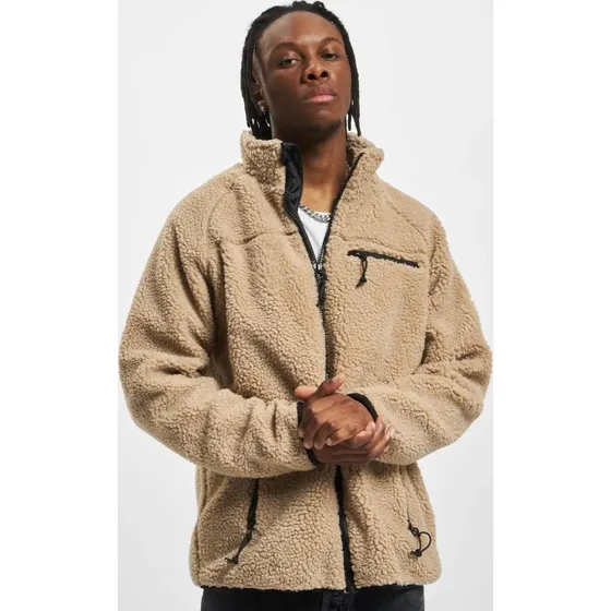 Giacca Brandit Beige in Pile Teddy Fleece