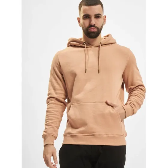 Felpa Urban Classics con Cappuccio in Cotone - Rosa Antico