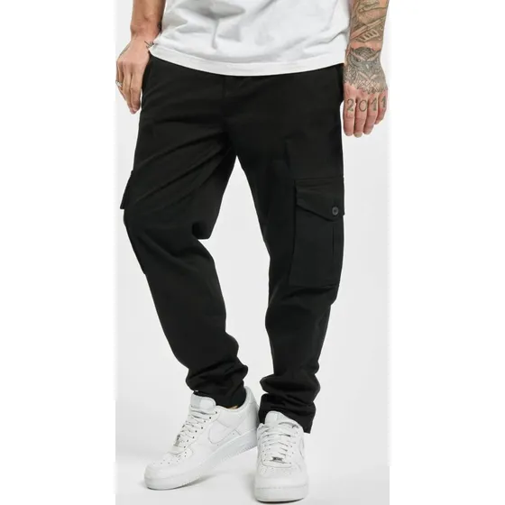 Urban Classics Jeans Cargo Elasticizzati da Uomo Neri