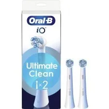 Oral-B Testine Ricambio iO Ultimate Clean 2Pz Bianco