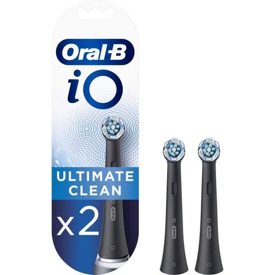 Oral-B iO Ultimate Clean Testine Nere, 4 Pezzi