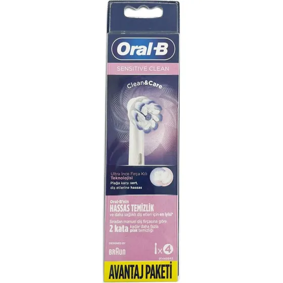 Oral-B Pro Sensitive Clean - Testine Sostitutive x4