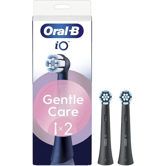 Oral-B Testine Ricambio iO Gentle Care 2Pz Nero