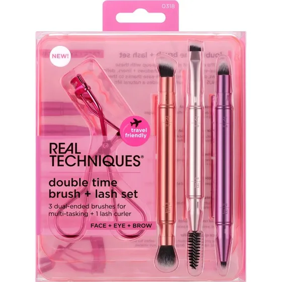 Real Techniques Double Time Brush + Lash Set