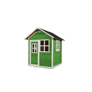 Exit Toys Loft 100 - Casa in legno verde 140,5x149x160