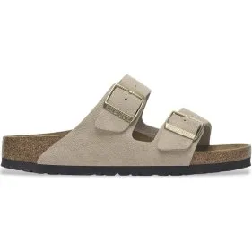 Birkenstock Arizona Sandali in Camoscio Beige - Calzata Stretta