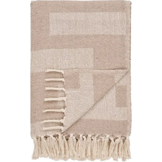 House Nordic Plaid Alana Beige 130x180 cm