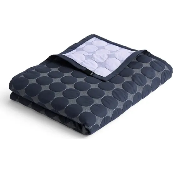 HAY Mega Dot Copriletto Organico 235x245 Blu Notte