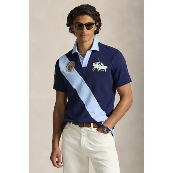 Polo Ralph Lauren in cotone blu navy 710B14221