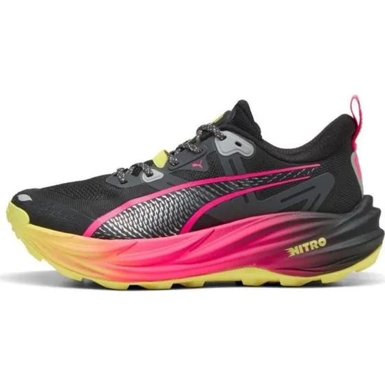 Puma Voyage NITRO 4 Nero Giallo Rosa Donna - 38