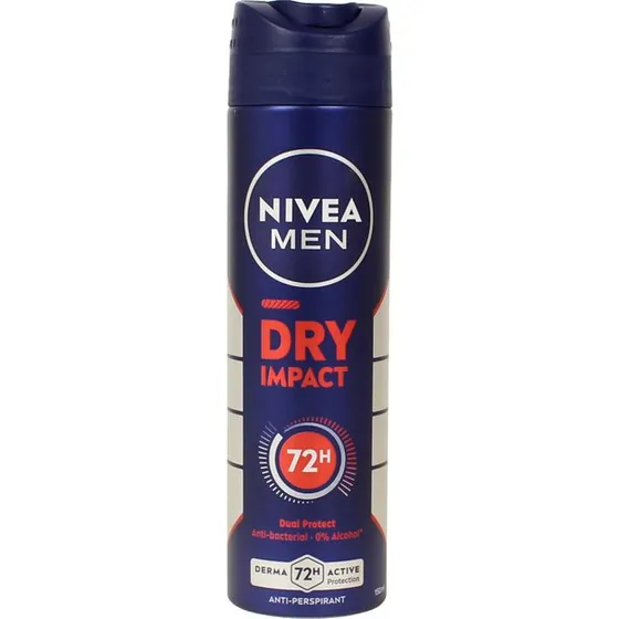 NIVEA Men Dry Impact Deodorante Spray 150 ml