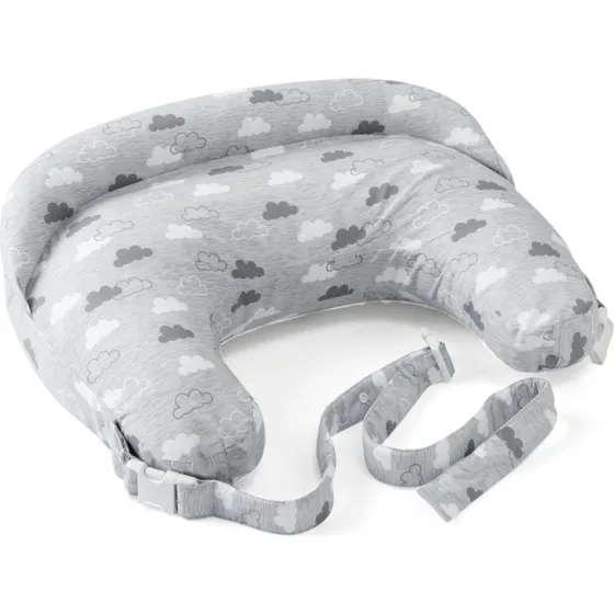 Chicco Boppy Deluxe Clouds - Cuscino Allattamento Grigio