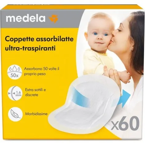 Medela Coppette Assorbilatte 60pz