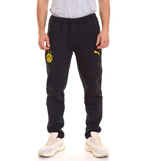 Pantaloni Puma Borussia Dortmund BVB Casuals Nero e Giallo