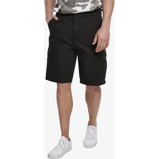 Pantaloncini Brandit Cargo in Cotone Nero