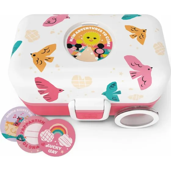 MB Tresor Oiseaux Rosa - Cestino Pranzo Bambini
