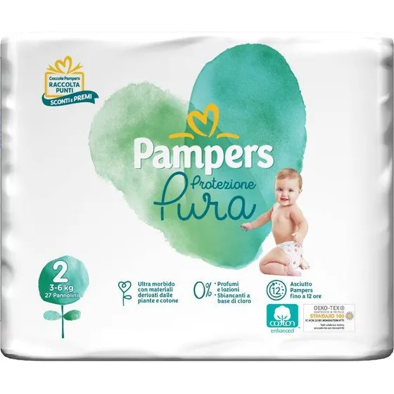 Pampers Naturello Mini 3-6 kg 27pz