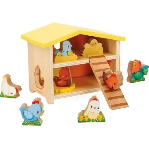 Janod - Il Mio Primo Pollaio in Legno