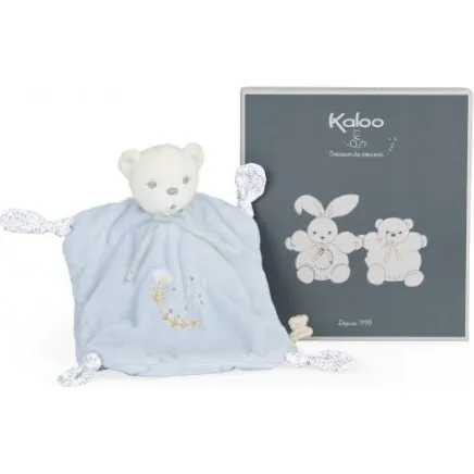 Kaloo Orsetto Blu 20 cm Doudou 4 Nodi