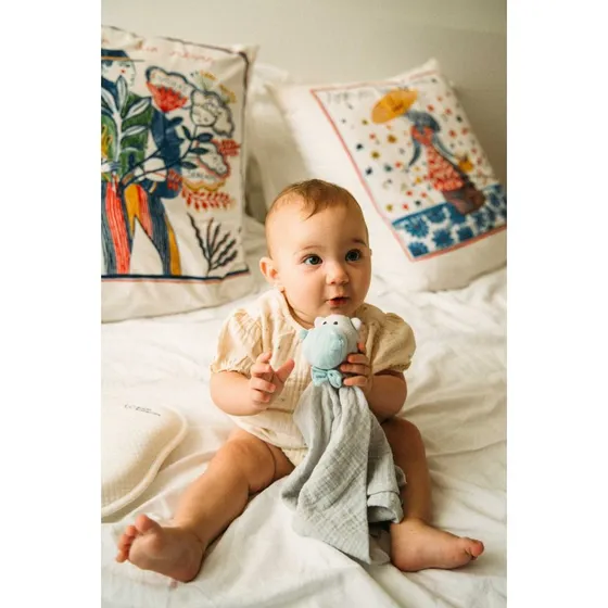 Soft Friend Hippopotamus Dou Dou in Cotone Organico