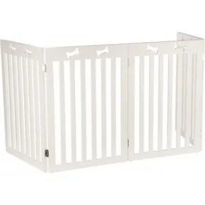 Trixie Cancelletto in MDF Bianco 3 Pannelli