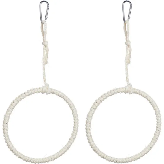 2 altalene rotonde per uccelli in alghe marine