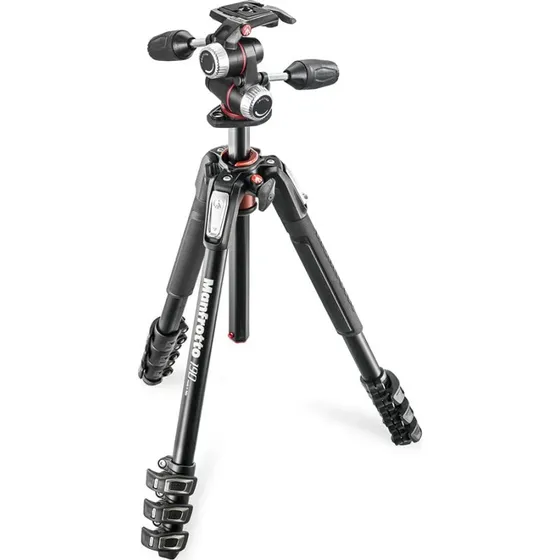 Manfrotto 190XPRO4-3W Treppiede 4 Segmenti Alluminio