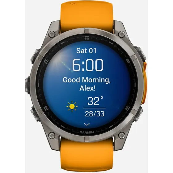 Garmin Fenix 8 47 mm AMOLED Sapphire Titanio