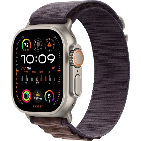 Apple Watch Ultra 2 49mm Titanio Nero con Cinturino Nero L