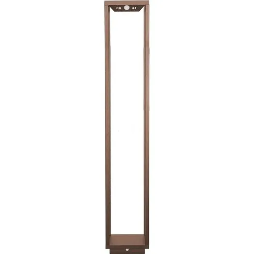 Zafferano Home Solar Lampada da Giardino Corten 100x14 cm