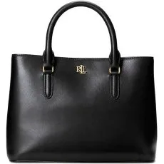 Lauren Ralph Lauren Borsa a Tracolla Marcy in Pelle Nera