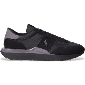 Polo Ralph Lauren Train 89 Sneakers in Nabuk e Oxford Nero