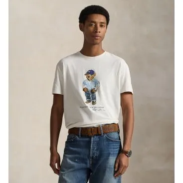 Polo Ralph Lauren T-shirt con Orso Bianco - Taglia M