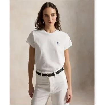 Polo Ralph Lauren T-shirt bianca girocollo in cotone - M