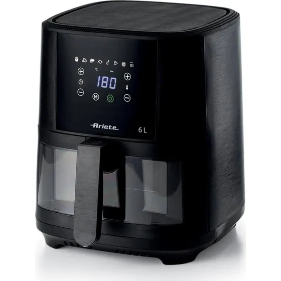 Ariete 4626 Airy Fryer Friggitrice Ad Aria 6L Nero