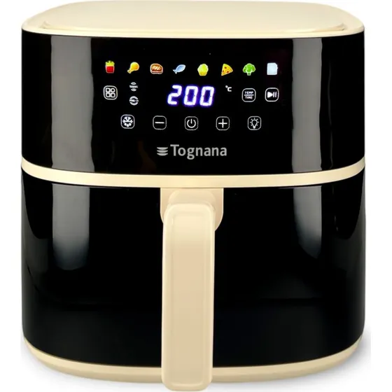 Tognana Irida Friggitrice Ad Aria 8L Champagne/Nero 2000W