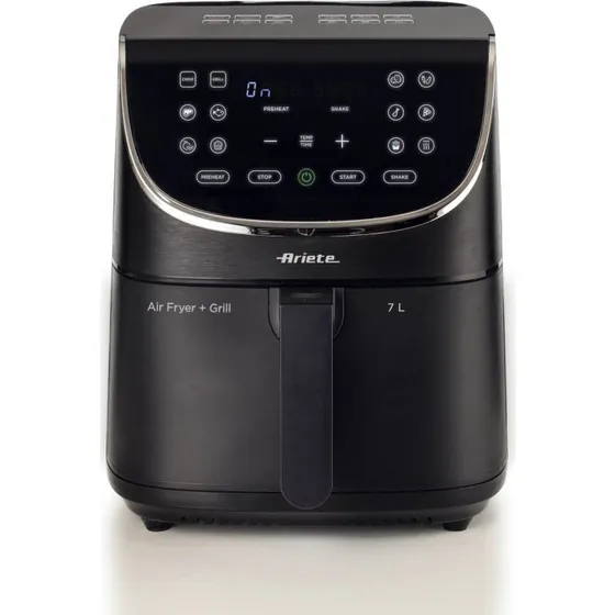 Ariete 4627 Airy Fryer 7L, Friggitrice ad aria 1800W, Nero