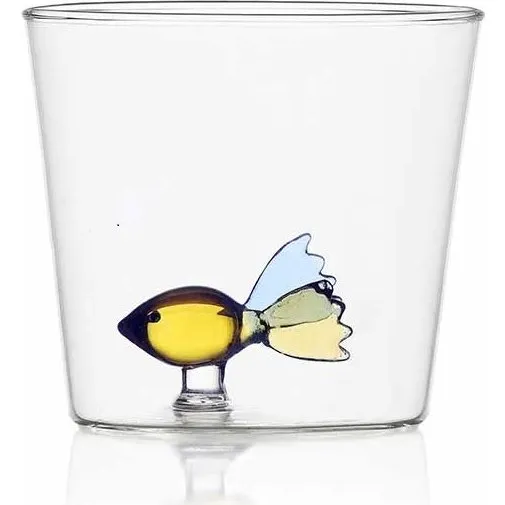 Ichendorf Milano Bicchiere Tumbler Animal Farm Pesce Colorato 35 cl