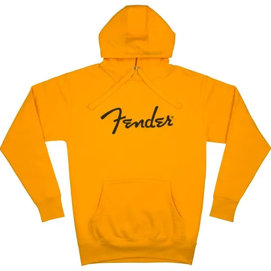 Fender Felpa con Cappuccio Spaghetti Logo Butterscotch Blonde XL