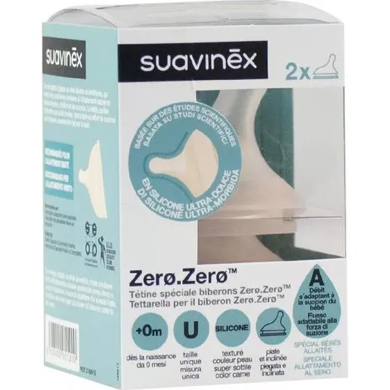 Suavinex Zero.Zero Tettarelle Anticolica 2pz