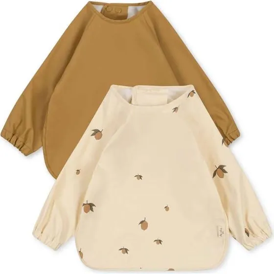 Konges Sløjd 2-pack Haklapp con Braccia - Limone